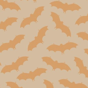 Halloween Bats in Orange and Bone - Large