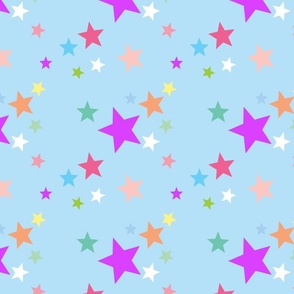 Confetti Stars Sky