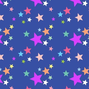 Confetti Stars Blue 