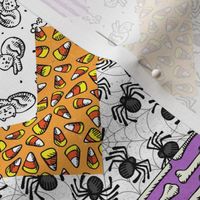 Cut and Sew Trick or Treat Spider bag