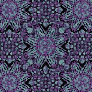 Goth Colors: Flower in Dot Field