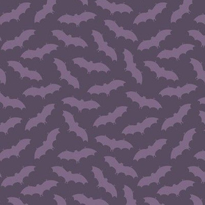 Halloween Bats in Purple - Medium