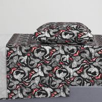 Dragon fire dark grey small