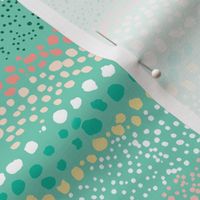 Little textured dots Mint Green