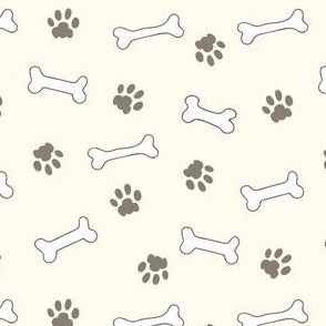 Bones and Paw Prints