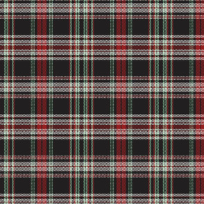 Black, Red and Green Tartan Plaid