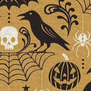 All Hallows' Eve - Gold & Black Large Scale