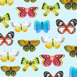 collage butterflies