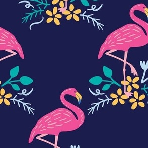 Flamingo Floral