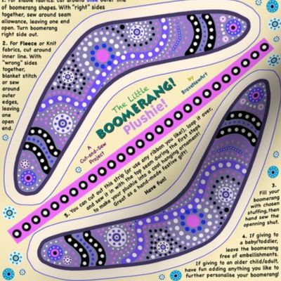 The Test Swatch Boomerang Plushie! (purple)