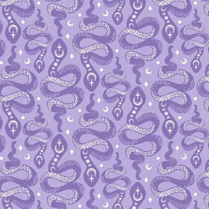 Amethyst Purple Moon Snakes by Angel Gerardo - Small Scale