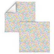 Rainbow Squiggle Maze