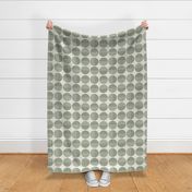 In the Mid Century Mood - Sage Green on Linen
