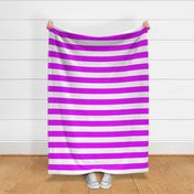 Orlando Orchid Pink Horizontal Tent Stripes Florida Colors of the Sunshine State