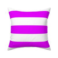 Orlando Orchid Pink Horizontal Tent Stripes Florida Colors of the Sunshine State