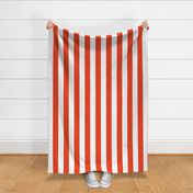 Citrus Orange Vertical Tent Stripes Florida Colors of the Sunshine State