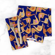 three inch Shaka Nails navy