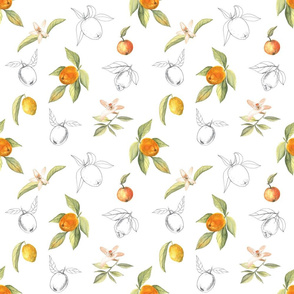 Citrus garden (white)