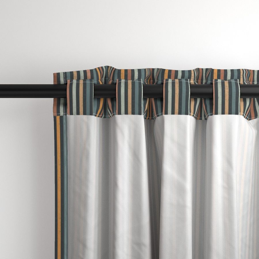 Autumn Stripe - Slate, Medium Scale