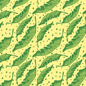 Tropical Banana Leaves