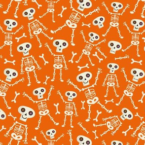 Skeleton small scale Orange