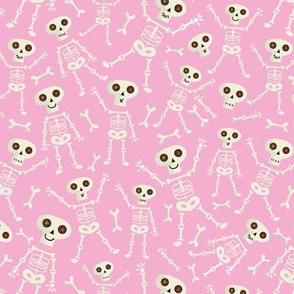 Skeleton small scale Pink