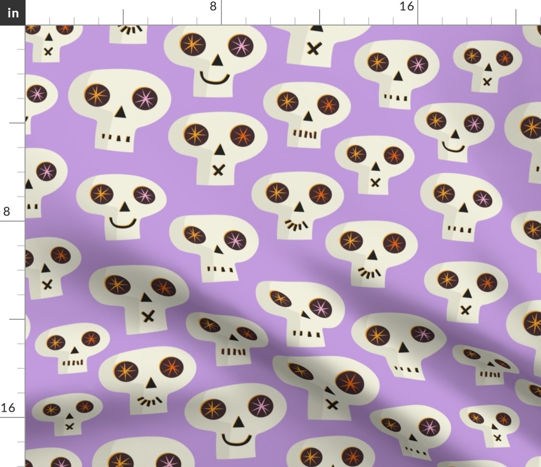 Skull  Large scale Lilac