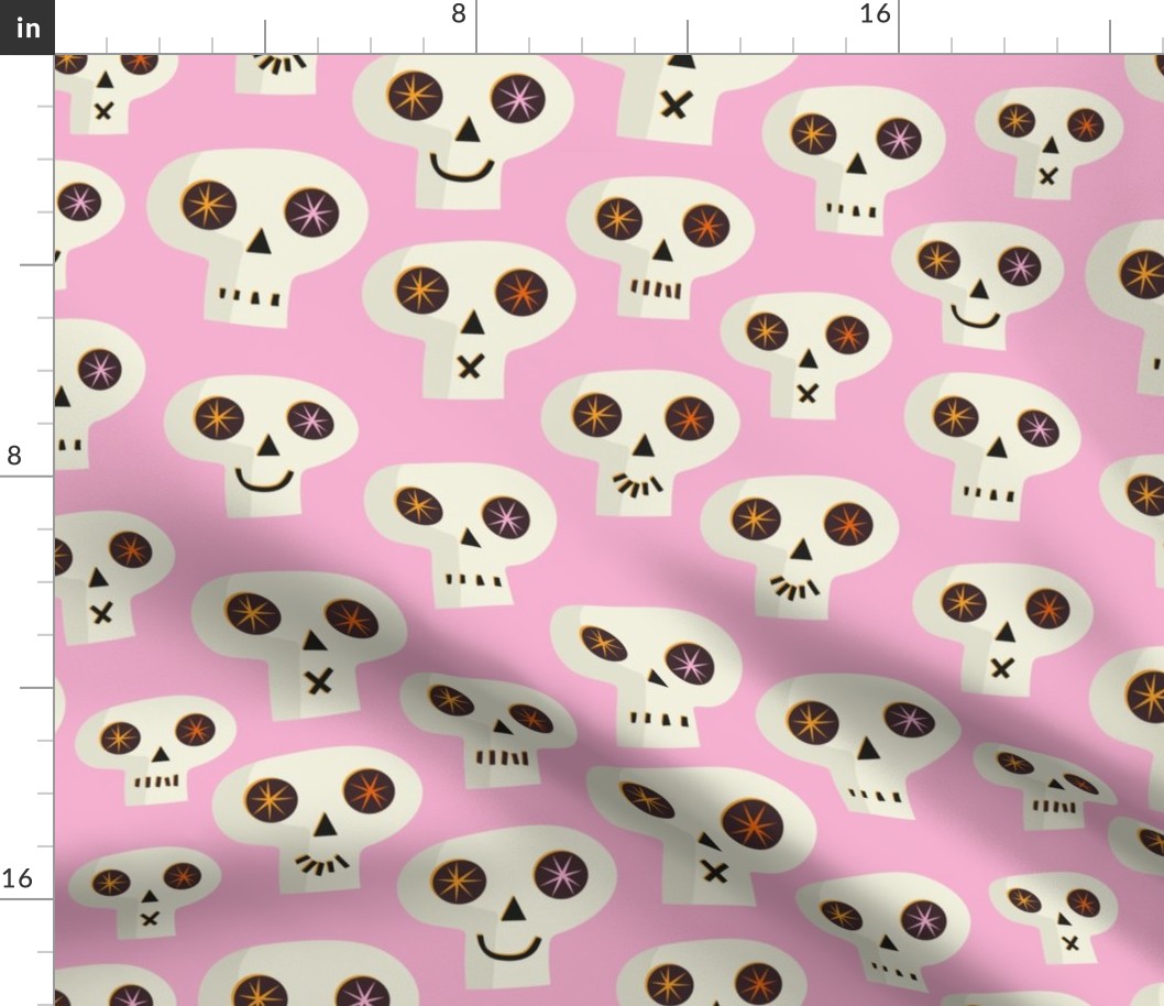 Skull Large Scale Pink