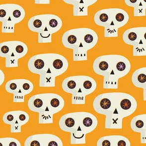 Skull regular scale light Orange