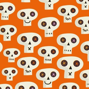 Skull regular scale Orange