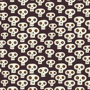Skull small scale Brown
