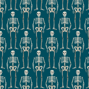 Skeletons -teal