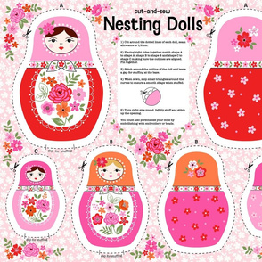 Nesting dolls cut and sew