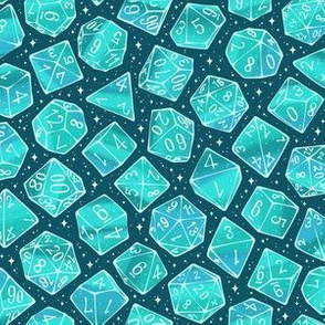 Magic Dice in Teal