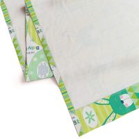 Bunny and bear baby bibs - cut and sew bibs