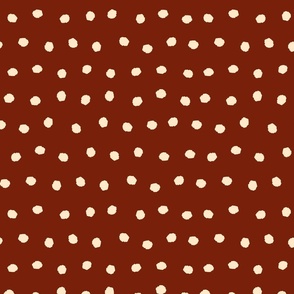 Chili powder and Vanilla  polka dots 