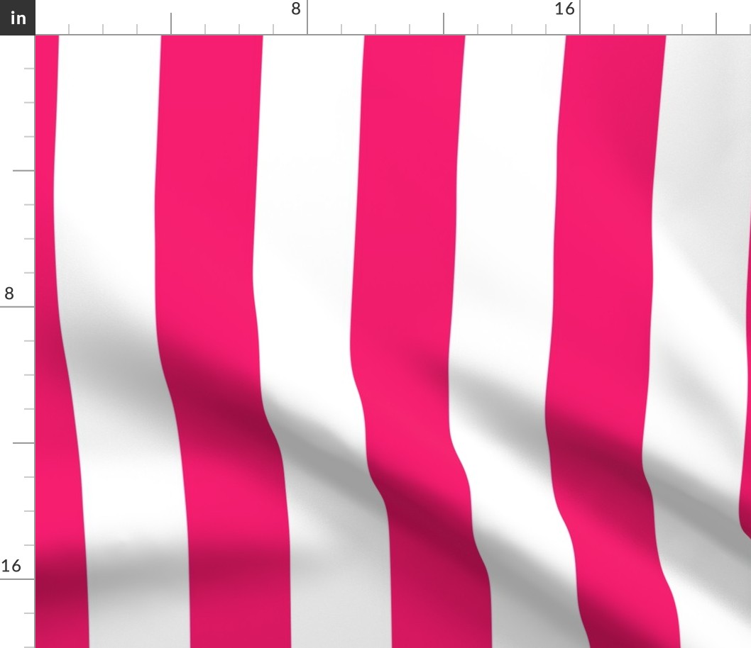 Florida Flamingo Pink Vertical Tent Stripes Florida Colors of the Sunshine State