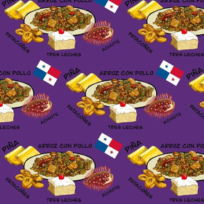 Panamanian Food Purple Medium