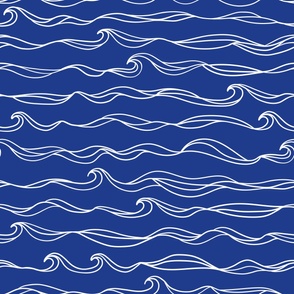 Ocean Waves (Royal Blue)