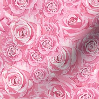 Seamless Pink Roses