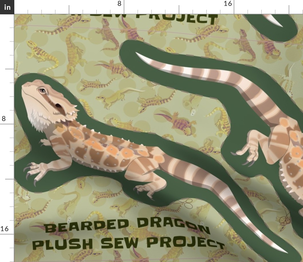 Bearded Dragon Cut and Sew 2