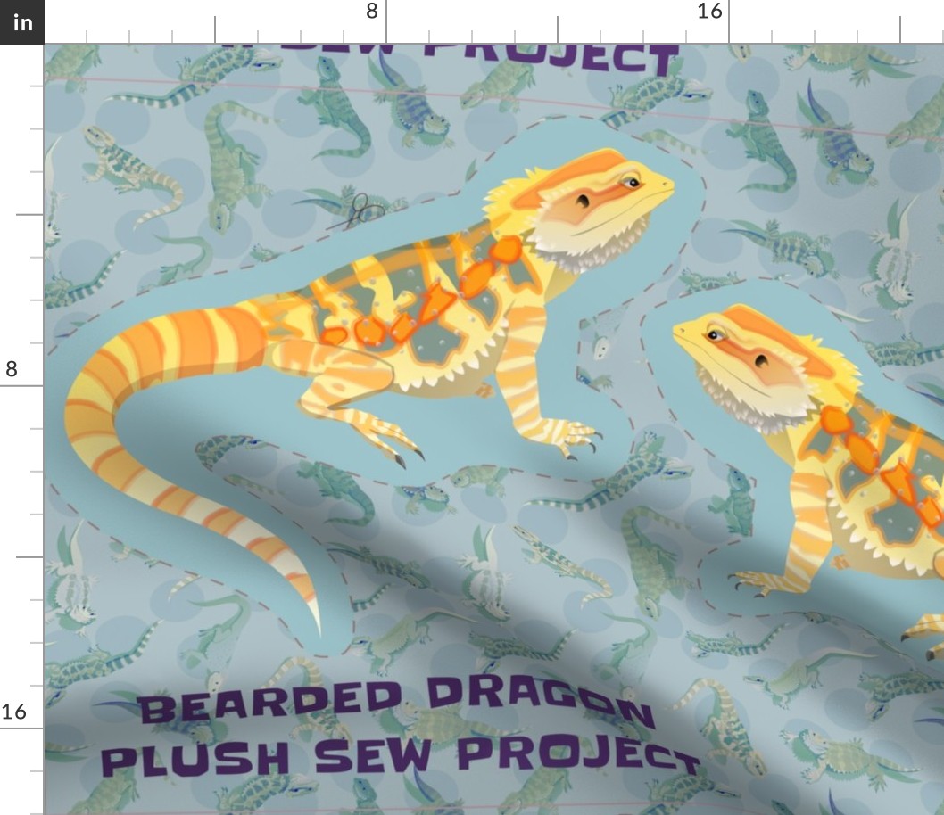 Bearded Dragon Cut and Sew 3