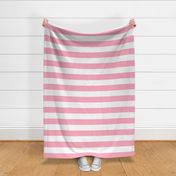 Palm Beach Pink Horizontal Tent Stripes Florida Colors of the Sunshine State