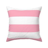 Palm Beach Pink Horizontal Tent Stripes Florida Colors of the Sunshine State