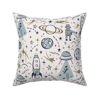 Out Of This World Toile - Milky Way Large Scale