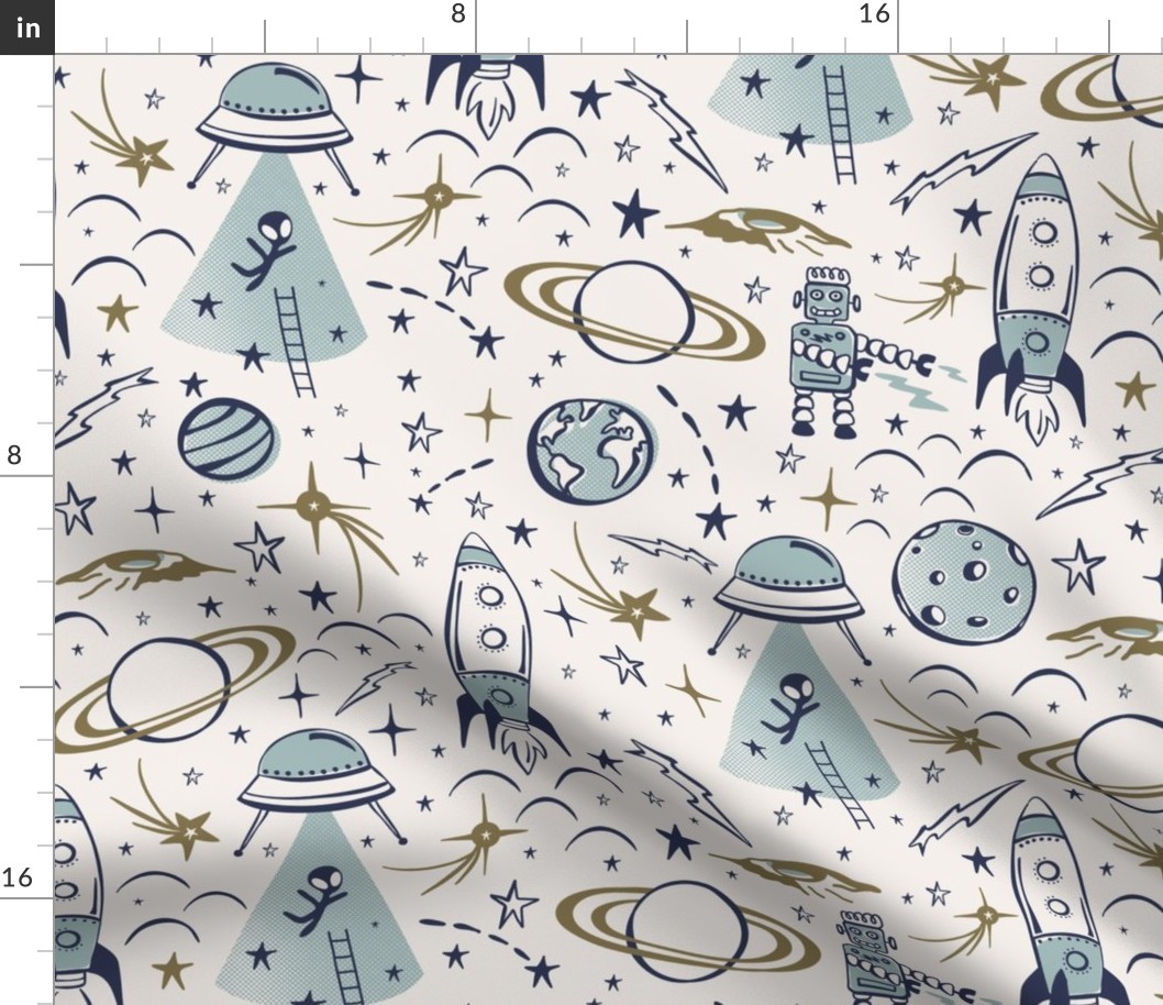 Out Of This World Toile - Milky Way Large Scale