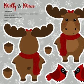 Cut and Sew Molly the Moose