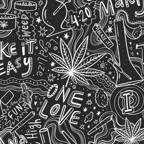 #104 large scale / weed: one love