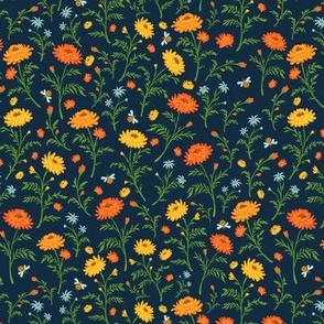 Marigolds small - dark