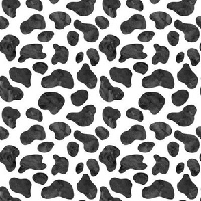 (small scale) Holstein cow - dairy cow - cow spots (watercolor) -  LAD20BS